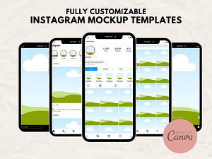 instagram mockup template