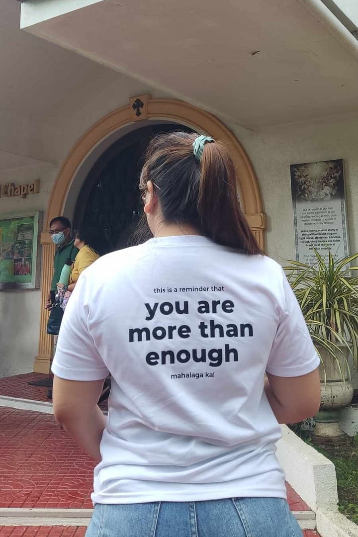 mental health awareness t-shirt 'You are more than enough' journey to healing