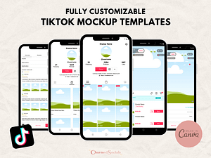 tiktok mockup templates