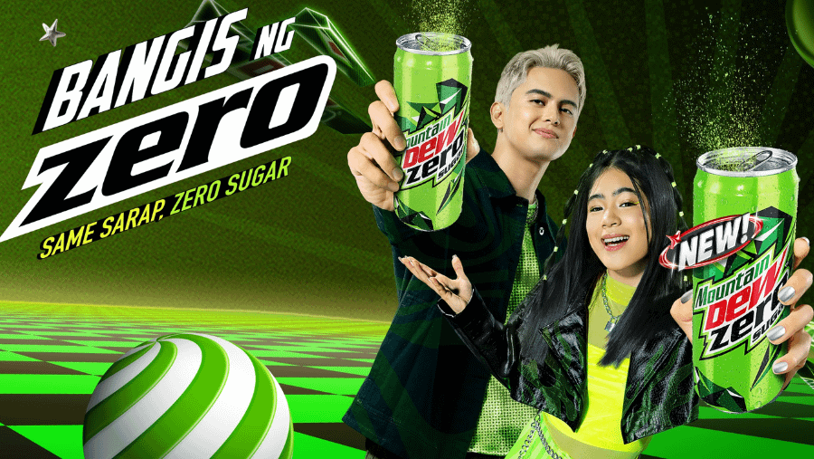 Feeling FOMO? Join the new #DewZeroSugarGen with Niana and James, and don’t miss out on the Mountain Dew Bangis ng Zero!