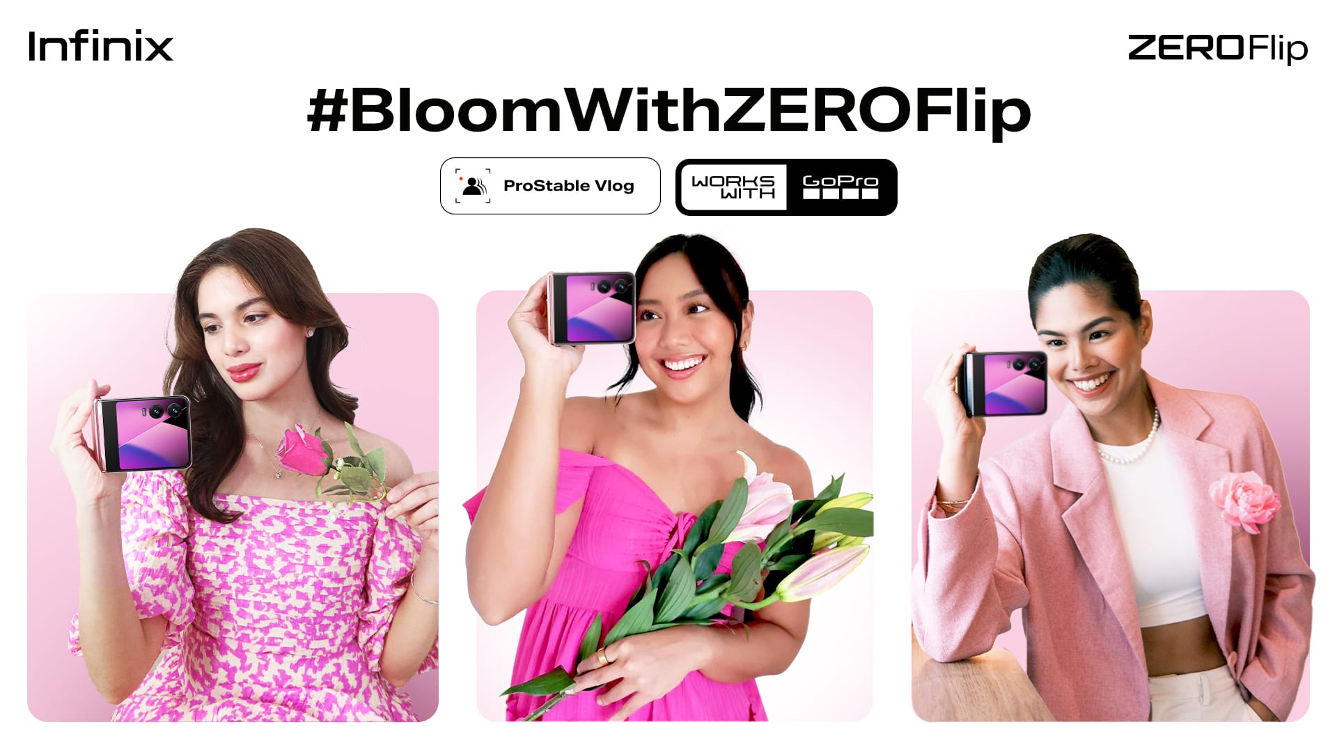 Bloom with Infinix ZERO Flip, your next ultimate accessory