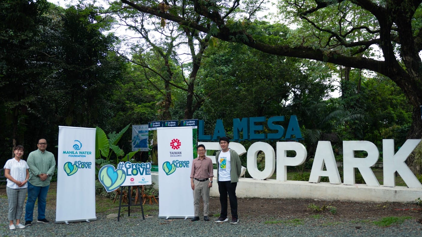 La Mesa Ecopark receives #GreenLove as Taiwan Excellence partners with Manila Water Foundation